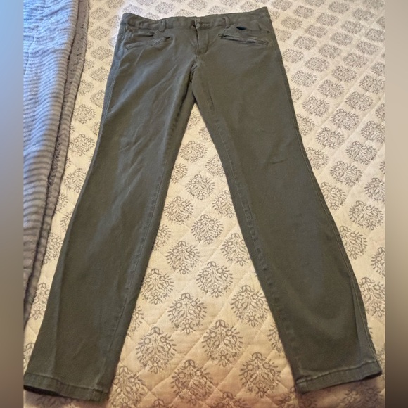 Olive Green Women's Jeans - Picture 1 of 3